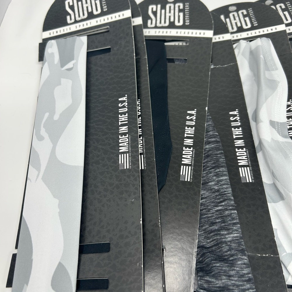 Swag Outfitters Genesis Sport Headband - Lot Of 19 Different Color.